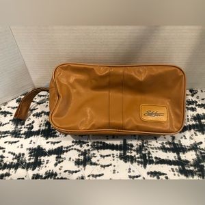 Vintage Stetson Pleather Travel Case with Zipper